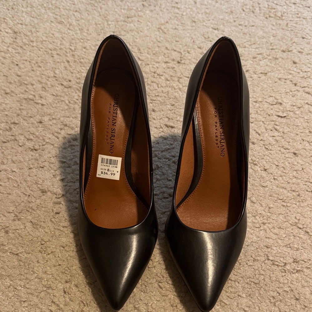 Christian Siriano Elegant Black Heels